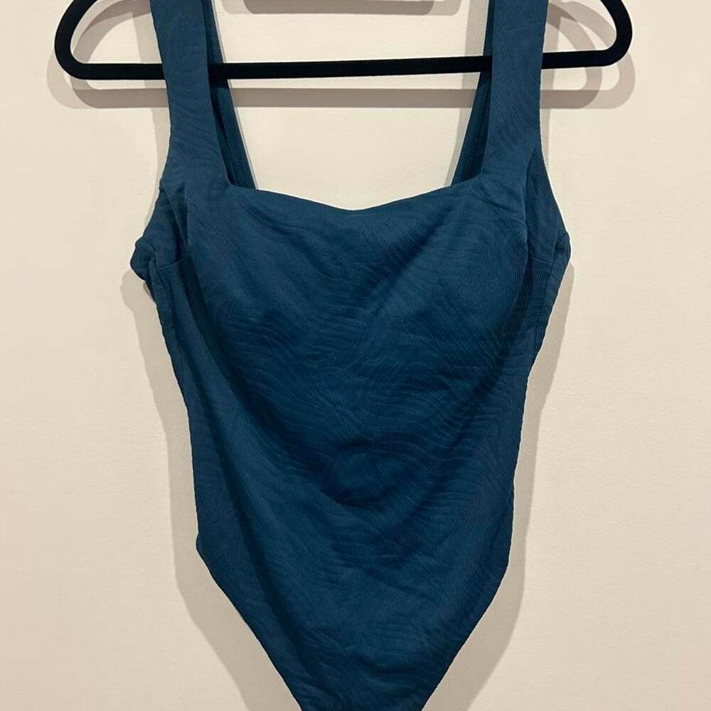 Shade Shore Blue One-Piece Swimsuit Size M